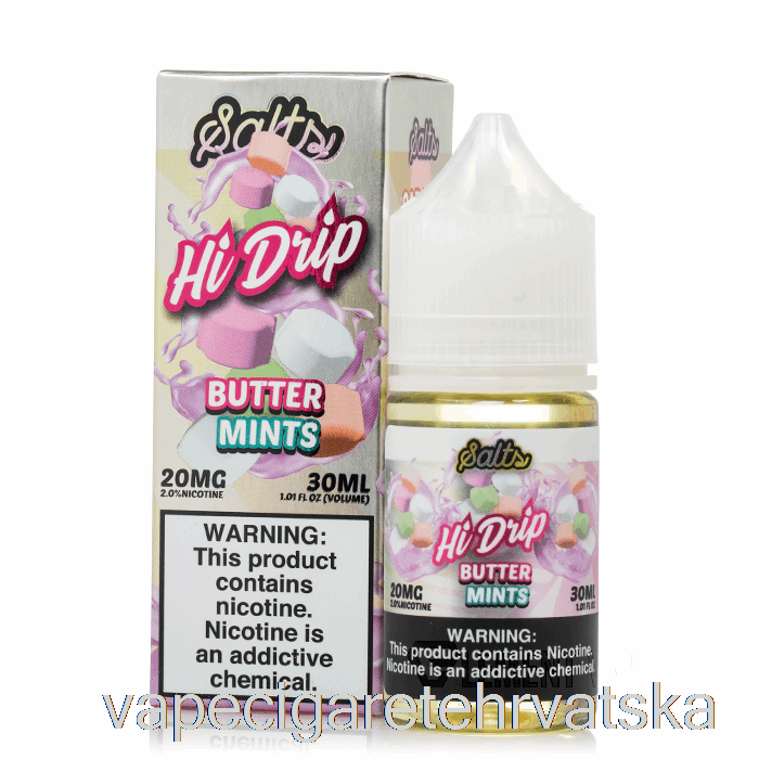 Vape Cigarete Butter Mints - Hi-drip Soli - 30ml 50mg